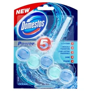 Domestos Power 5 Ocean Wc tömör blokk 55 g